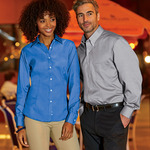 Men's Long-Sleeve Non-Iron Pinpoint