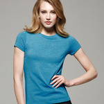 Ladies' Short Sleeve Heather Jersey T-Shirt