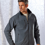 UltraClub Adult Ripstop Soft Shell Jacket with Cadet Collar