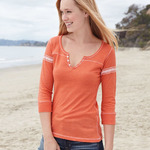 Women's Hailey Henley Three-Quarter Sleeve Shirt