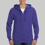 LA T Ladies Lightweight French Terry Zip Front Hoodie