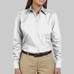 Ladies' Long-Sleeve Silky Poplin