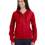 Ladies' Fleece Full-Zip Raglan Hoodie