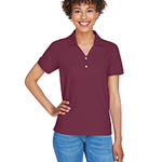 Ladies’  Pima Piqué Short-Sleeve Y-Collar Polo