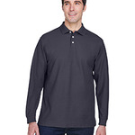 Men’s Pima Piqué Long-Sleeve Polo