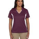 Ladies' Side Blocked Micro-Piqué Polo