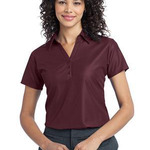 Ladies Vertical Pique Polo