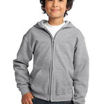 Youth Heavy Blend  Full Zip Hooded Sweatshirt