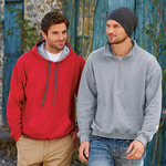 ® Heavy Blend™ Adult Contrast Hooded Sweatshirt