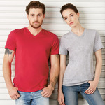 Unisex Jersey Short-Sleeve V-Neck Tee