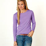 LA T Ladies’ Combed Ring-Spun Jersey Long-Sleeve T-Shirt