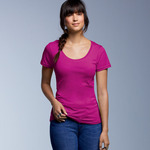 Ladies’ Featherweight Scoop Tee