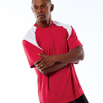 UltraClub® Adult Cool & Dry Sport Color Block Tee