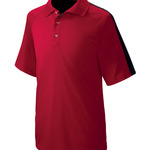 UltraClub® Adult Cool & Dry Sport Shoulder Block Polo