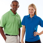 UltraClub® Men's Cool & Dry Stain-Release Performance Polo