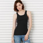 +CANVAS Ladies' Sheer Mini Rib Tank