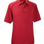 Men's ClimaLite&reg; Piped Color Block Polo