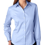 Ladies' Long-Sleeve Non-Iron Pinpoint