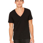 Unisex Deep V-Neck Jersey Tee