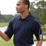 Golf ClimaLite® Three-Stripe Cuff Polo