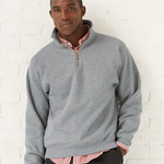 Unisex Super Sweats NuBlend® Quarter-Zip Cadet Collar Sweatshirt