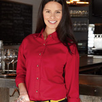 Women's Long Sleeve Cotton Twill Shirt