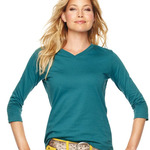 Women's 3/4 Sleeve Premium Jersey Tee