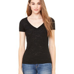 Women's Burnout V-Neck Tee