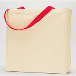 Colored Handle Tote