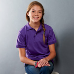 Youth SpotShield&trade; Jersey Polo