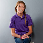 Youth SpotShield™ Jersey Polo