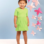 Toddler Hooded V-Neck Dress