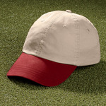 UltraClub Classic Cut Chino Cotton Twill Unconstructed 2-Tone Cap