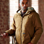Adult Sanded Duck Sherpa-Lined Hooded Jacket