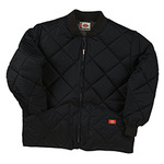 Diamond Quilted Nylon Jacket