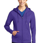 Ladies Sport Wick &#174; Fleece Full Zip Hooded Jacket