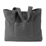 Pigment-Dyed Large Canvas Tote