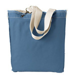 Direct-Dyed Raw-Edge Tote