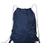 White Drawstring Backpack