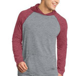 Young Mens 50/50 Raglan Hoodie