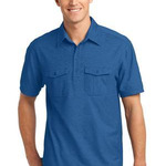 Oxford Pique Double Pocket Polo