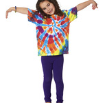 Dyenomite Youth Rainbow Cut Spiral Tee