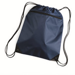 Zippered Drawstring Backpack