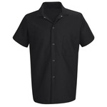 Poplin Cook Shirt with Gripper Closures