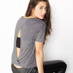 Women's Flowy Open Back Tee