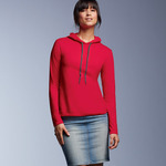 Ladies' Lightweight Long-Sleeve Hooded Tee