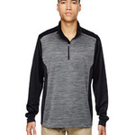 Men's Conquer Performance Mélange Interlock Half-Zip Top