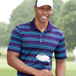 Golf Puremotion Textured Stripe Sport Shirt