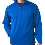 Adult 1/4-Zip Polyester Pullover Fleece