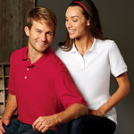 UltraClub® Ladies’ Platinum Honeycomb Piqué Polo